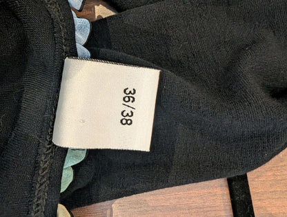 Y2K Bastet Ruffle Trim Wrap-Style Top | EU 36/38 (UK 8–10)