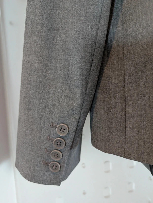 Jaeger Grey Tailored Boxy Jacket UK18