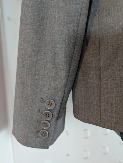 Jaeger Grey Tailored Boxy Jacket UK18