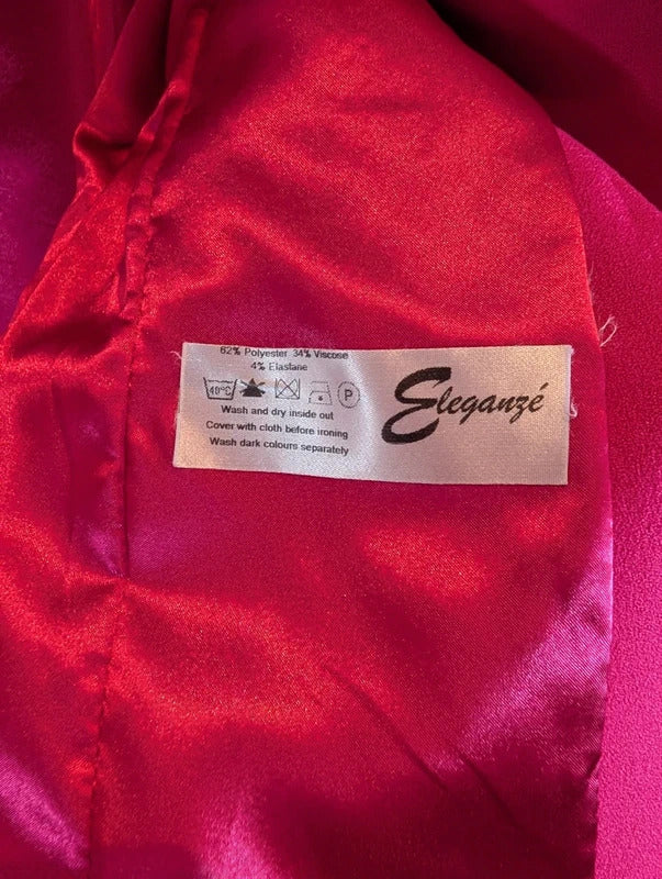 Eleganzé Fuchsia Pink Tailored Jacket UK12