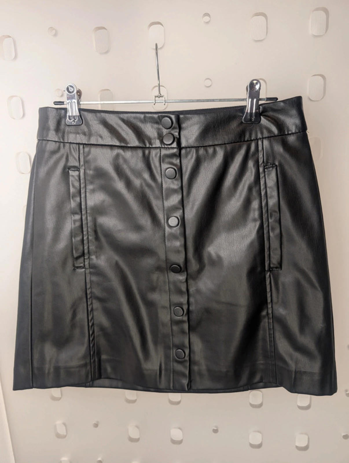 Stradivarius PU mini skirt size 8