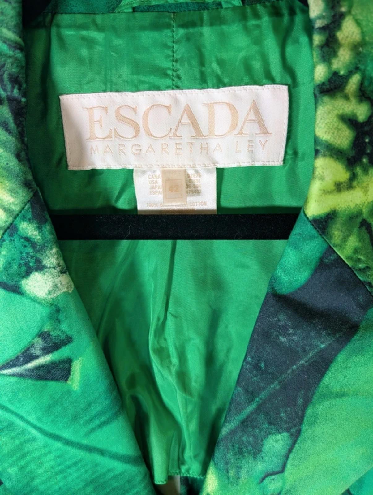 Escada Margaretha Ley tropical short-sleeve jacket – EU 42 (UK 10–12)