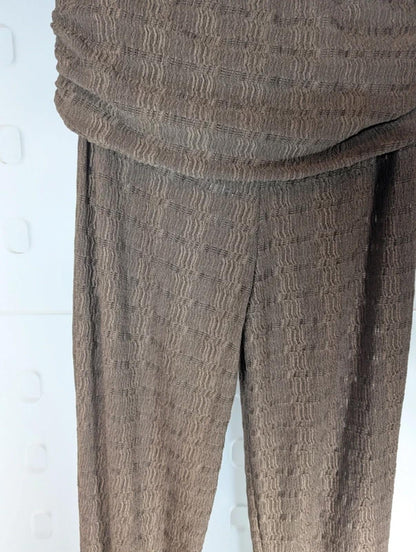 BNWT Ego Flared Trousers - Chocolate Brown - UK 6