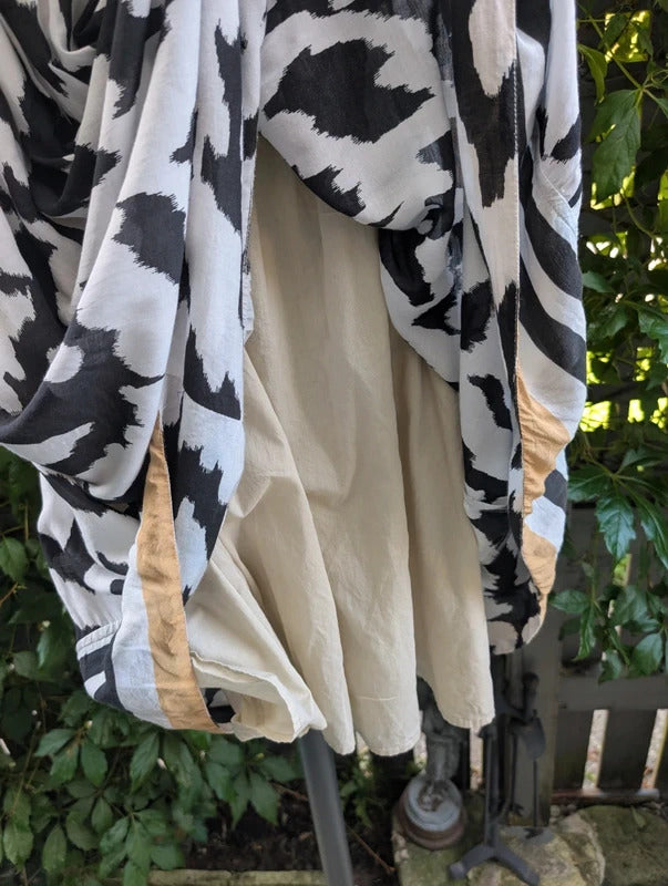 Saint Tropez Zebra Print Midi Skirt XS UK8/10