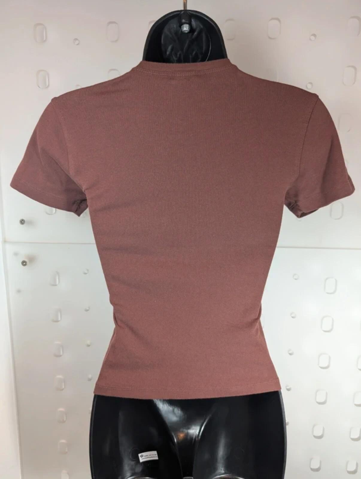 Urban Outfitters Good Luck Graphic T-Shirt Brown XS