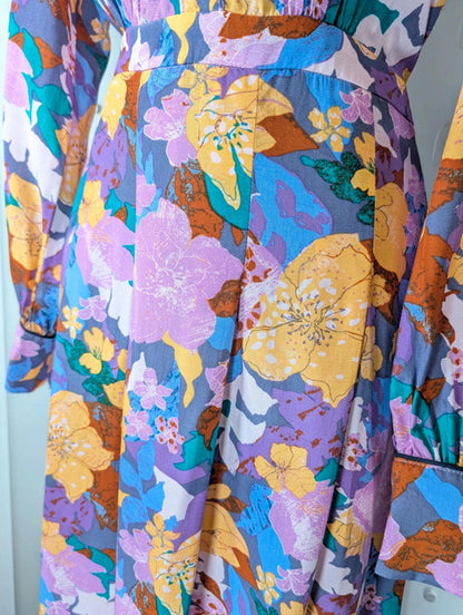 Suncoo Charly floral midi dress western style UK M T2 BNWT