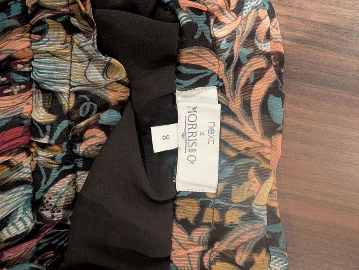 Next x Morris & Co. Pleated Midi Skirt – UK 8 / EUR 36