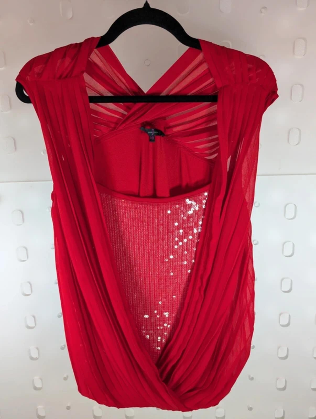 Jasper Conran Y2K Sequin Layered Top UK10