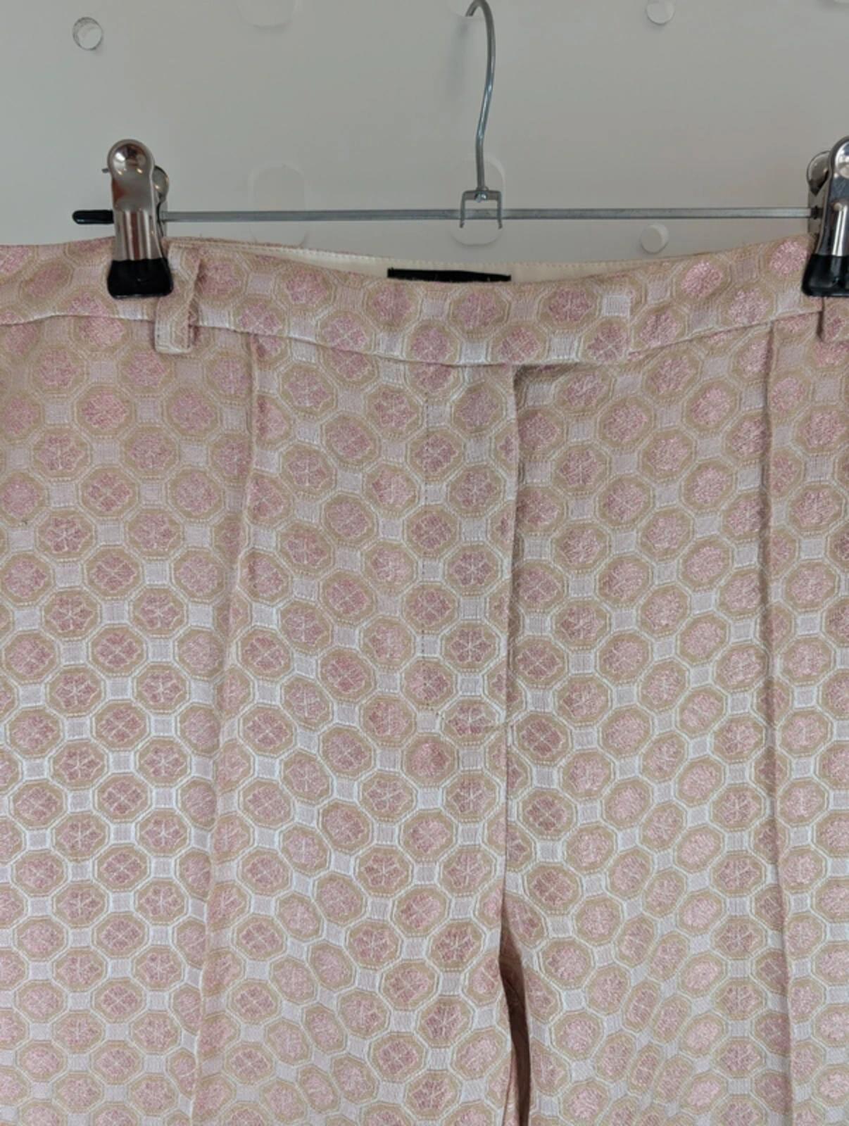 Topshop blush pink Y2K capri trousers UK14