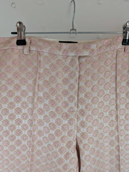Topshop blush pink Y2K capri trousers UK14