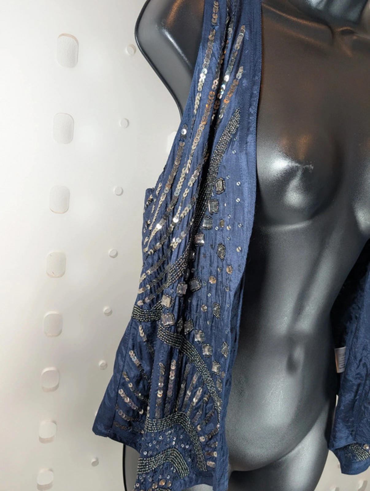 Anise beaded waistcoat – UK 14