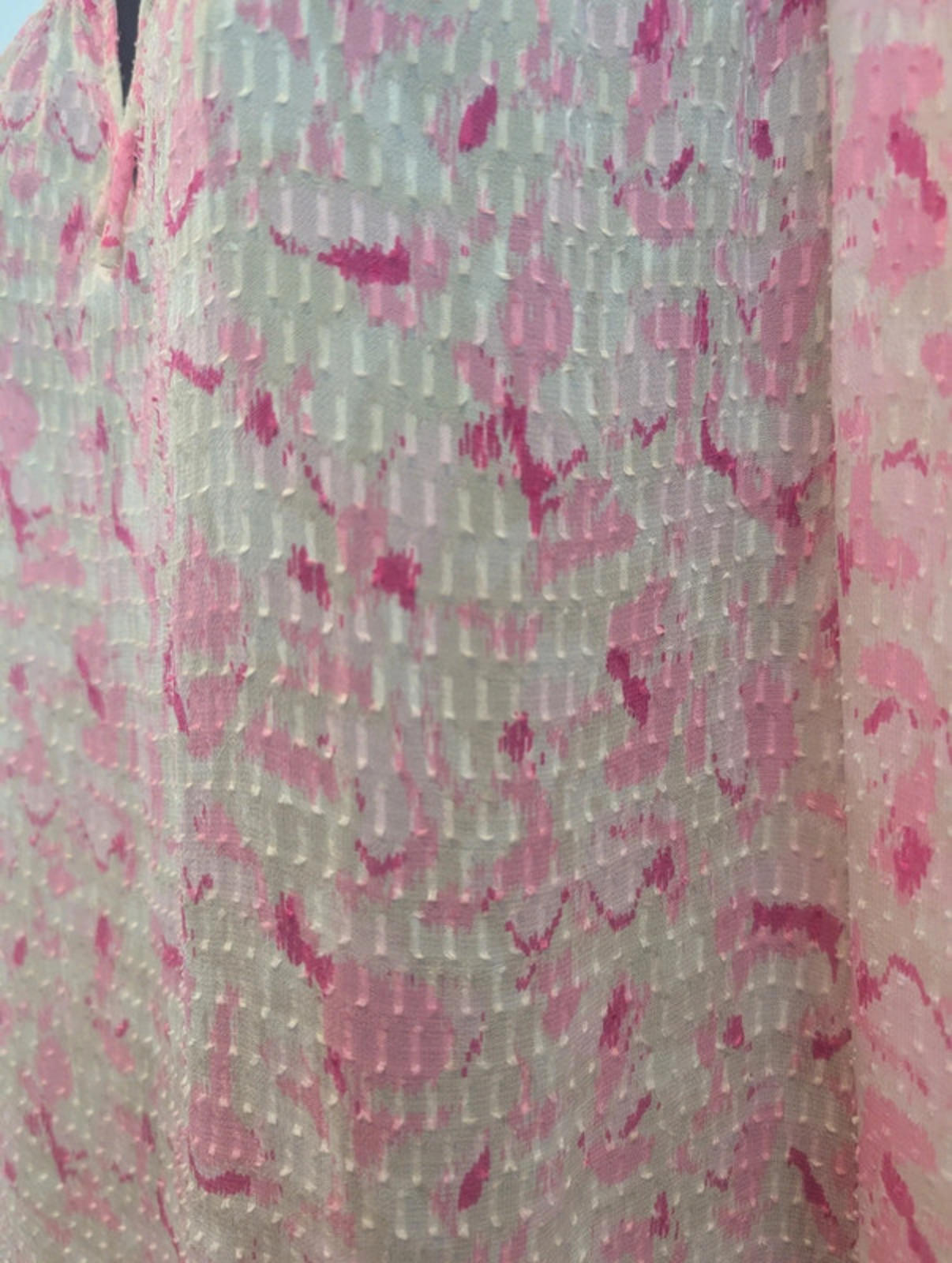 Levete Room Pink Sheer Blouse size XS