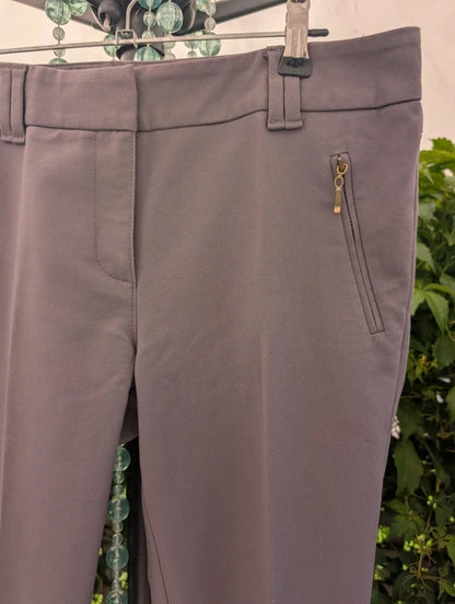 Next Capri Trousers Taupe UK10 Regular