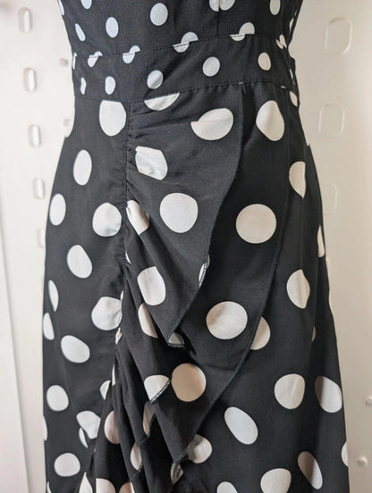 Never Fully Dressed Polka Dot High-Low Dress Size Small