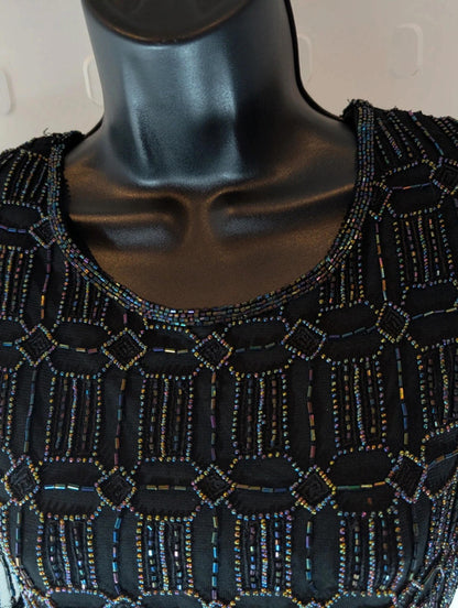 Vintage After Six by Ronald Joyce beaded evening