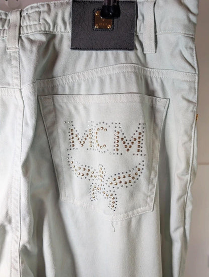 MCM mint cotton stretch jeans – size 34
