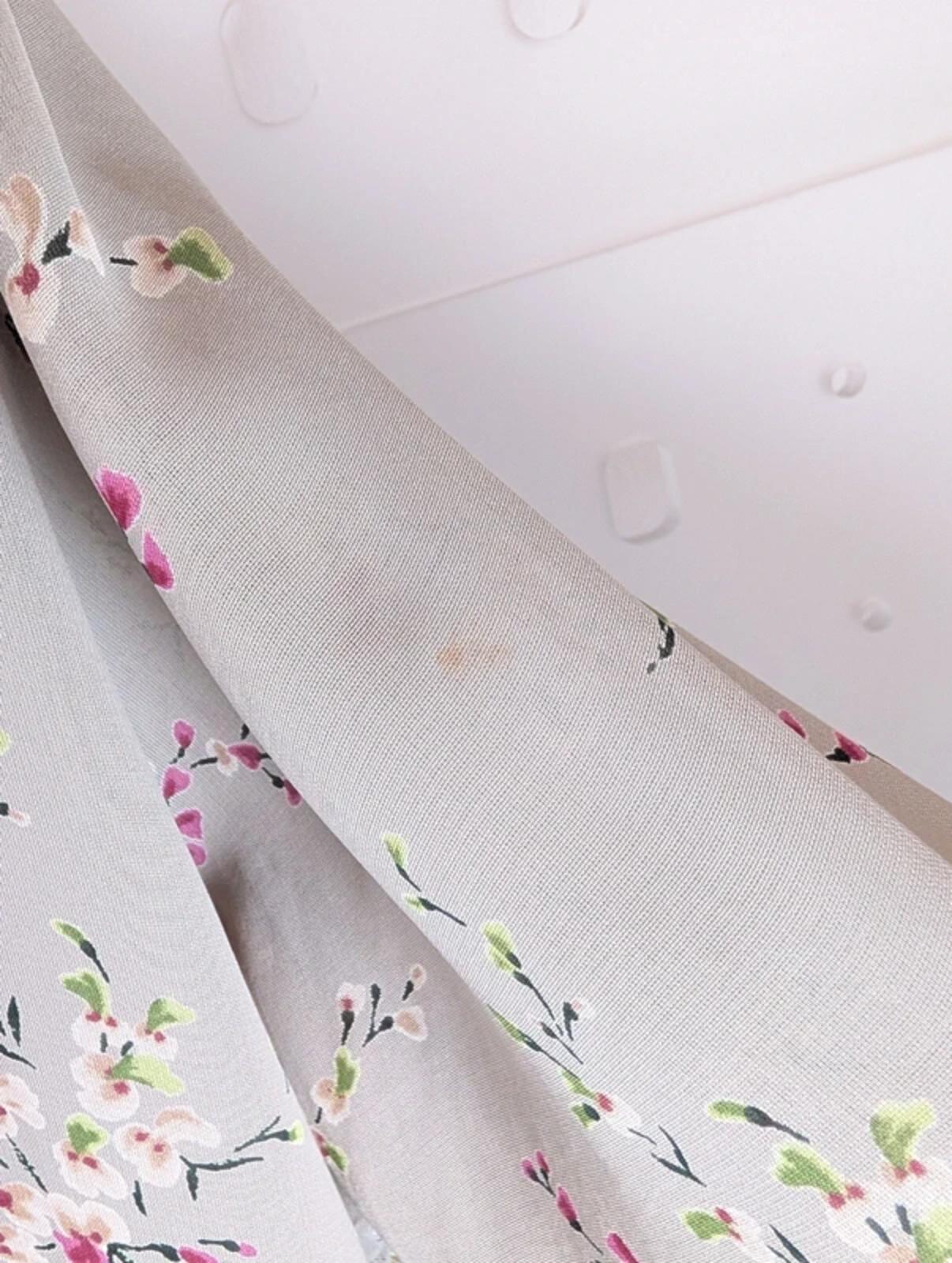 Vintage St Michael M&S Floral Blouse UK18–20 Viscose Frill Sleeve