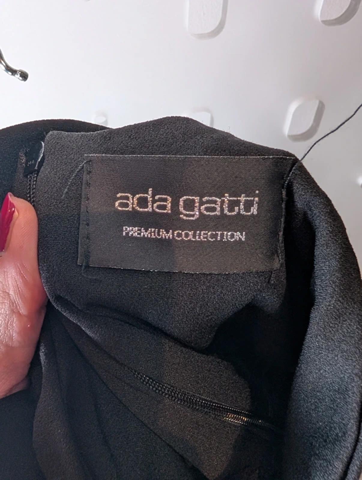 Ada Gatti Halter Neck Embroidered Dress (Made in Italy) Size S