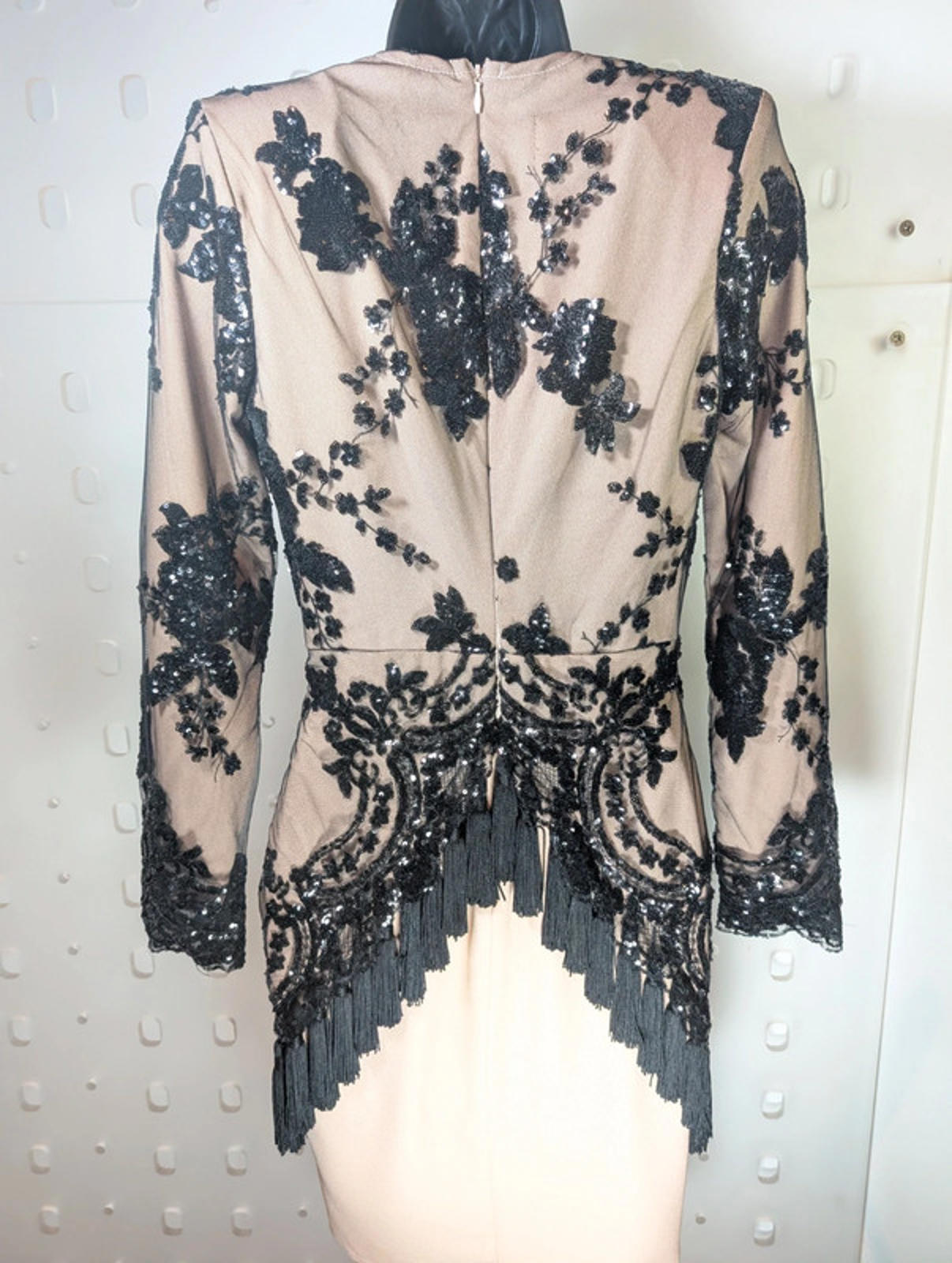 The Dolls House embellished fringe & sequin dress – UK 6–8