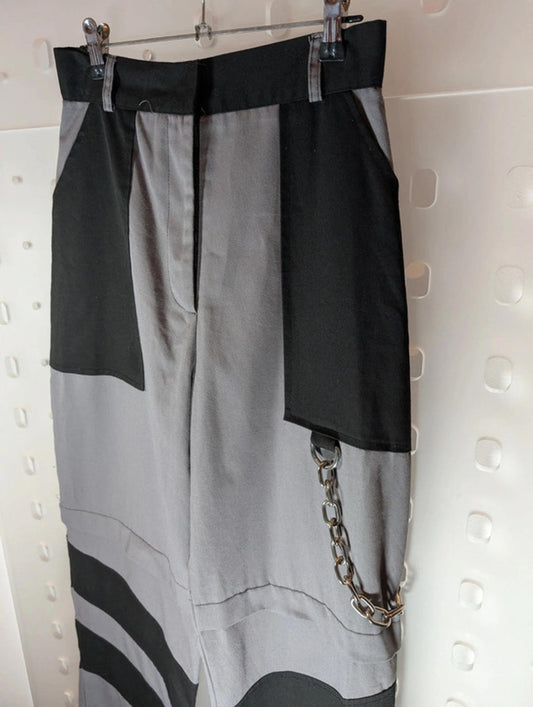 Ragged Priest Colour Block Trousers | W26 L28 | Alt Grunge Chain
