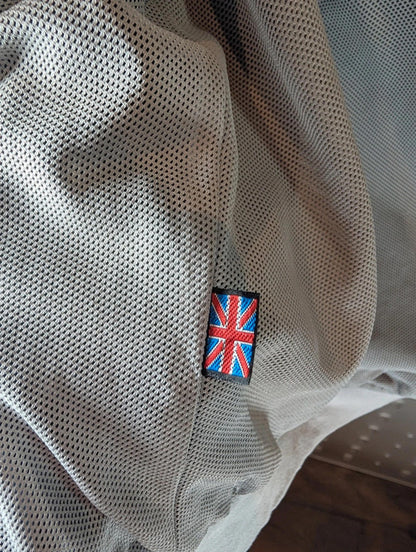 Belstaff Bomber Jacket Slate Blue Labelled 12 Fits 8/10 Lightweight