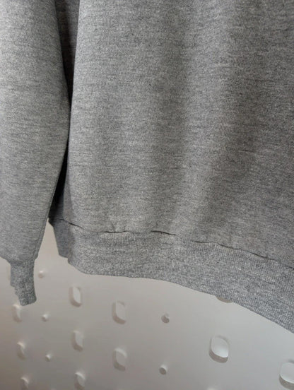 Born Again Prints Vintage Sweatshirt L Hand Printed Graphic Y2K Streetwear