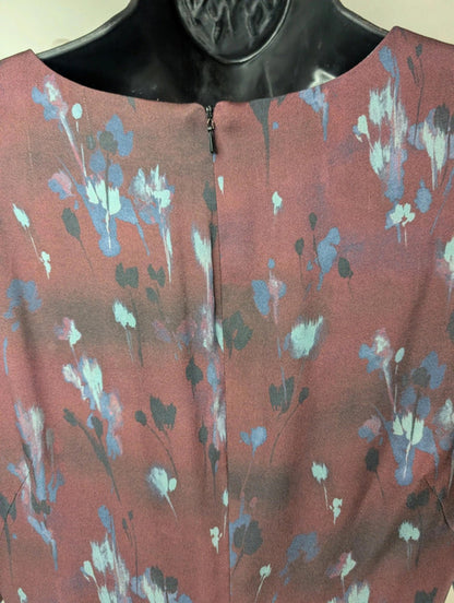 Jigsaw silk blend floral dress – size UK 10