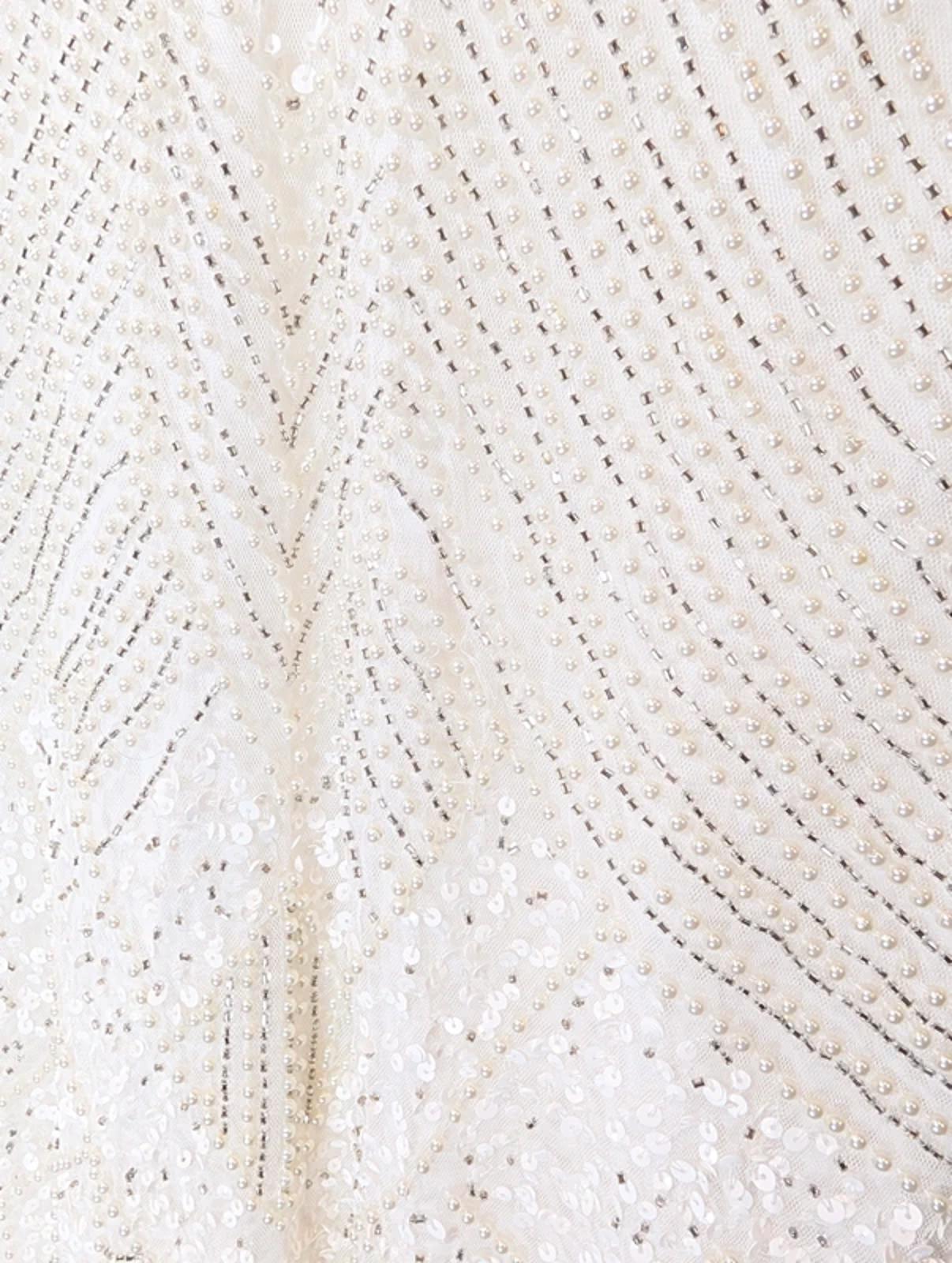 Karen Millen “Armour” Beaded Ivory Gown UK6 Bridal / Occasion Dress Sold Out