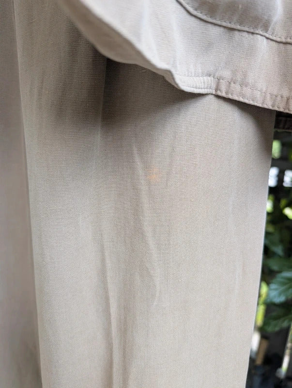Vintage St Michael by Marks & Spencer Linen Blend Trouser Suit Beige UK8