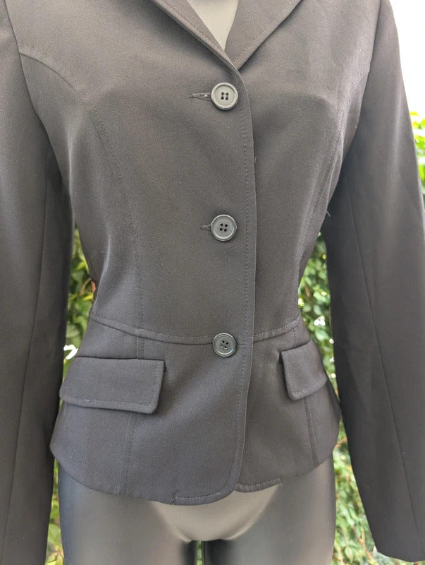 Hennes Collection Fitted Black Blazer UK10