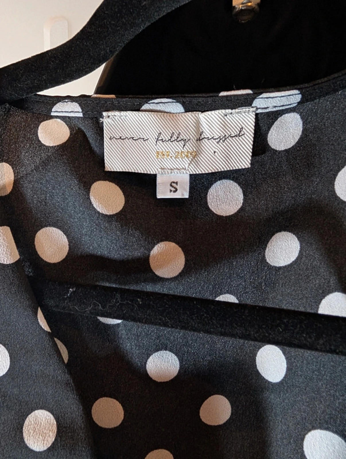 Never Fully Dressed Polka Dot High-Low Dress Size Small