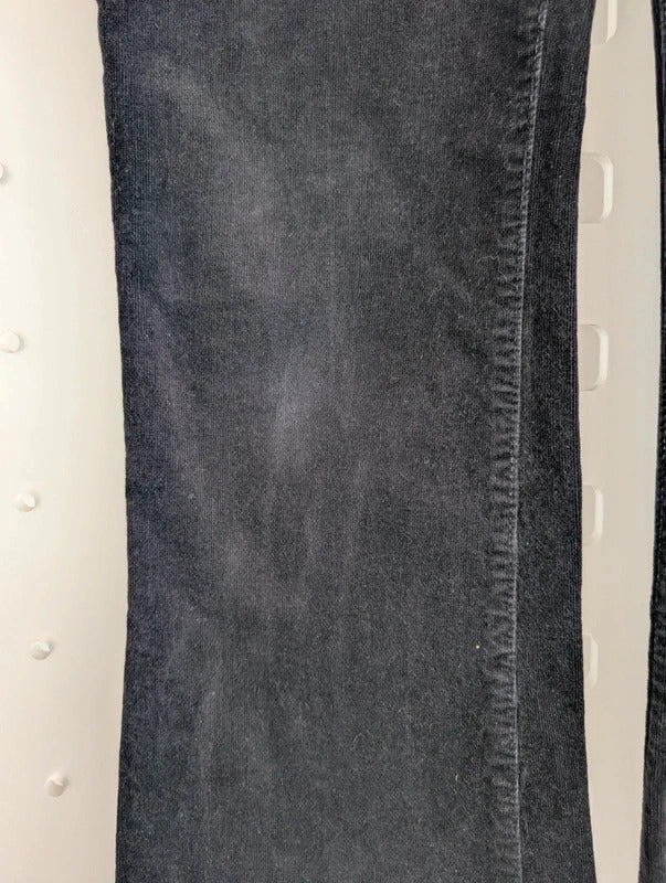 Fabienne Chapot Eva Black Corduroy Flare Trousers W29 L29