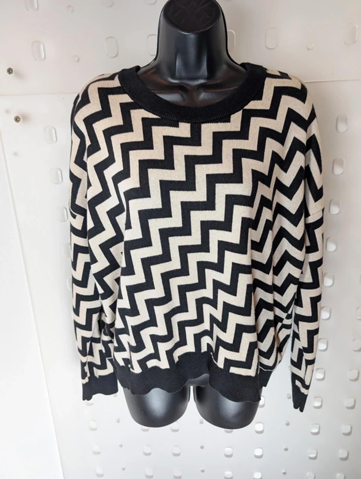 Sugarhill Brighton Chevron Knit Jumper UK14