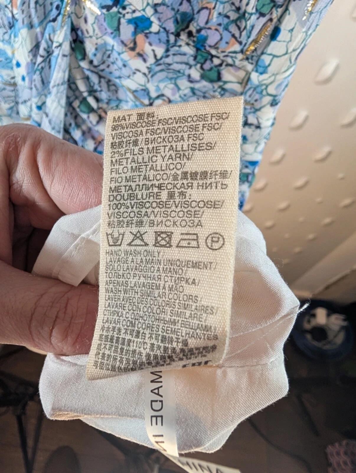 Suncoo Robe Cira Metallic Thread Dress T1 Ruched Waist Layered Skirt