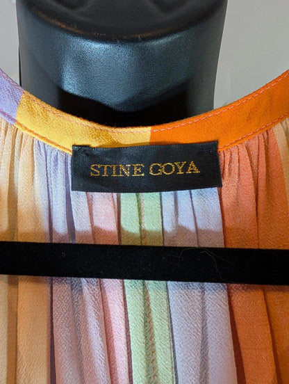 Stine Goya Elia EcoVero Viscose Tie Waist Dress XS Fits up to UK10