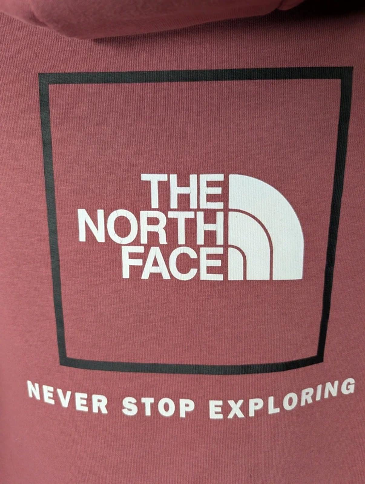 The North Face Box Logo Hoodie XS Black Pullover