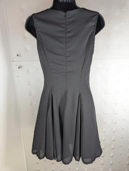Ever Pretty UK6 Gothic Lolita Fit & Flare Mini Dress Crochet Neckline