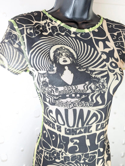 Urban Outfitters mesh bodycon mini dress | Size S