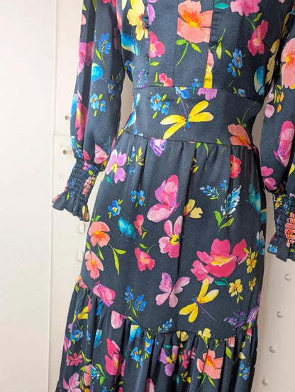 Sirens London Floral Midi Dress UK 8 – Occasion / Statement