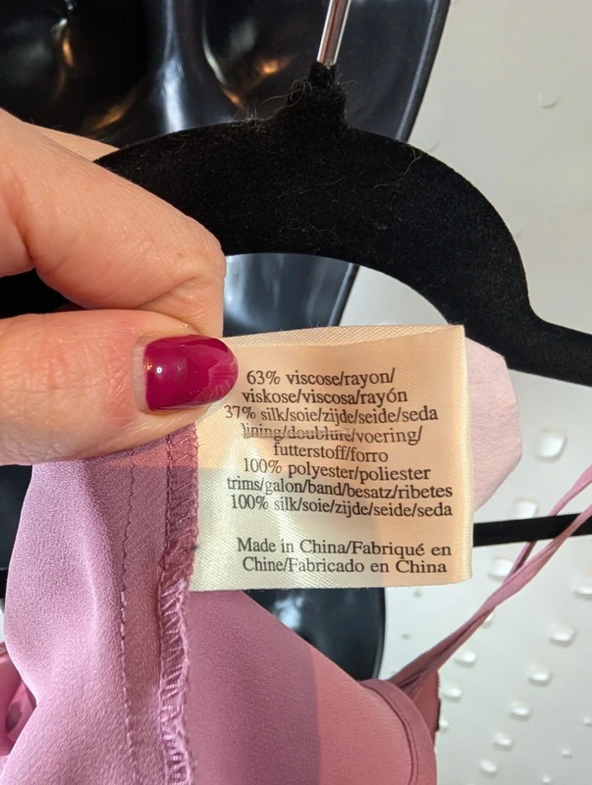 Vintage Laura Ashley Velvet Burnout Cowl Cami – UK 16 – Bias Cut