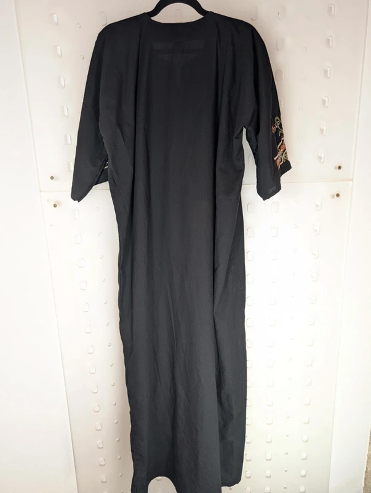 Vintage Middle Eastern Embroidered Kaftan XL – Boho Festival