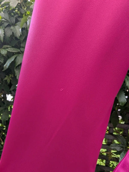 Hawes & Curtis Pussy Bow Blouse Fuchsia Pink UK8