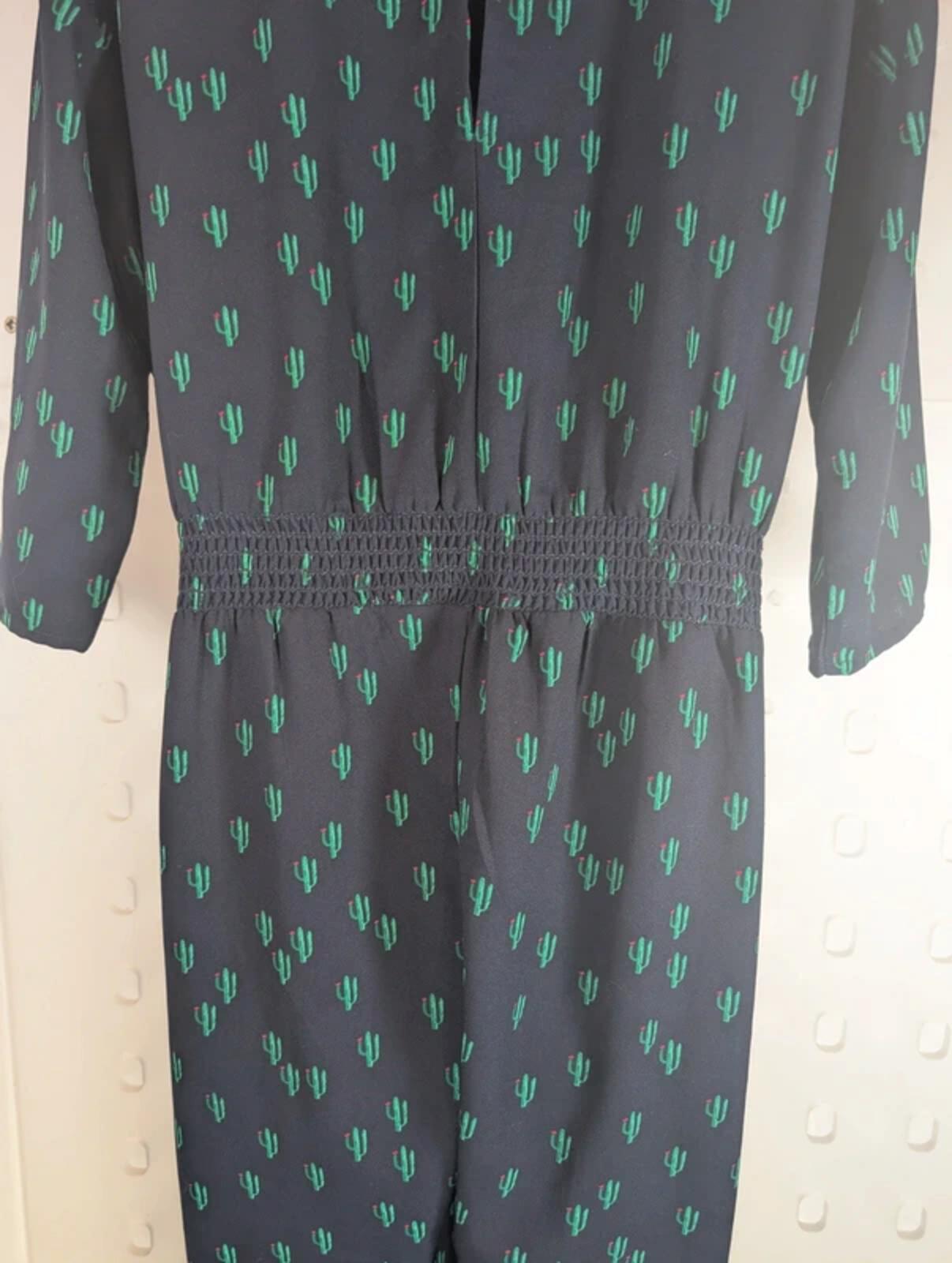 Dancing Leopard cactus print jumpsuit UK12