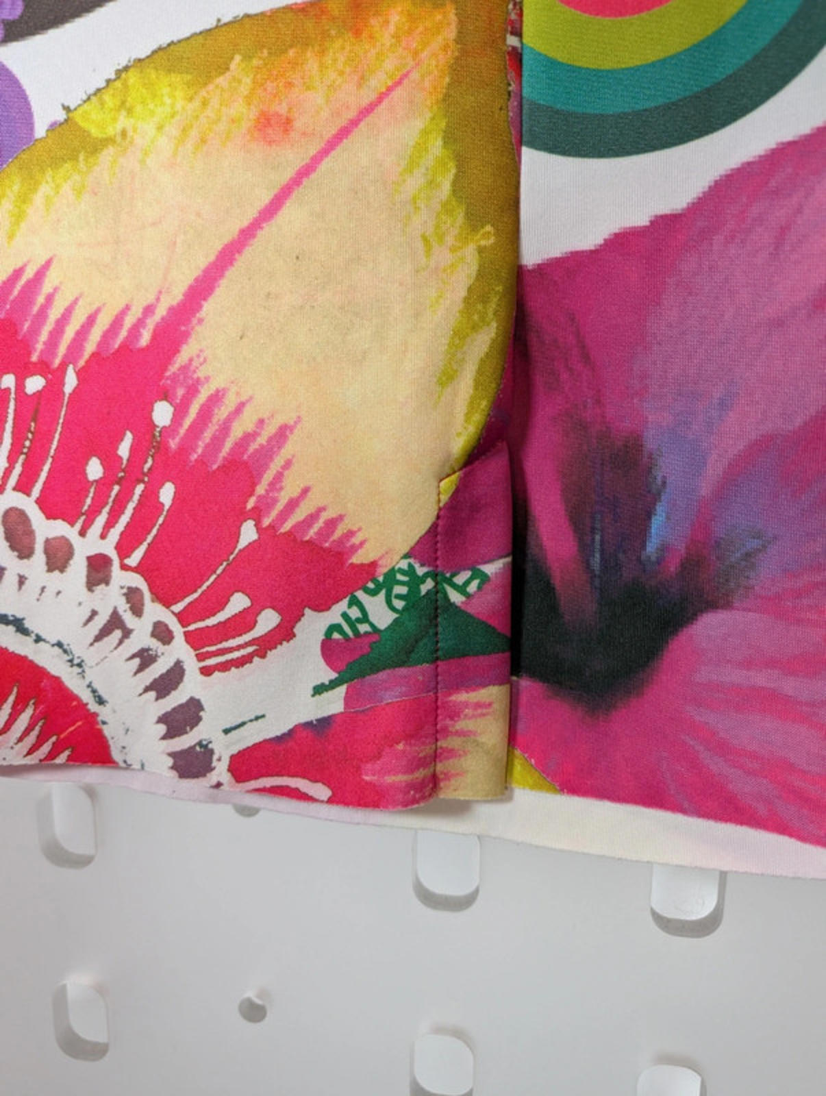 Desigual Stretch Graphic Pencil Skirt Size S