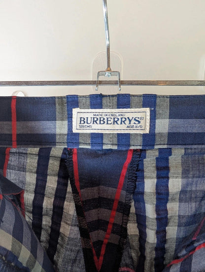 Vintage Burberrys kids check trousers – made in England – age 8/9
