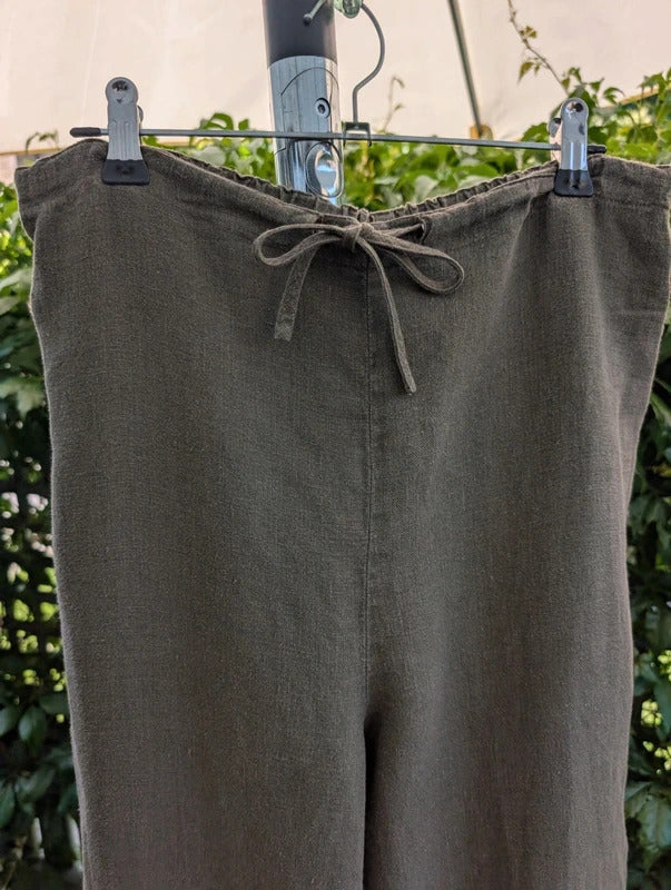 Vintage Marilyn Anselm for Hobbs Pure Linen Trousers UK10