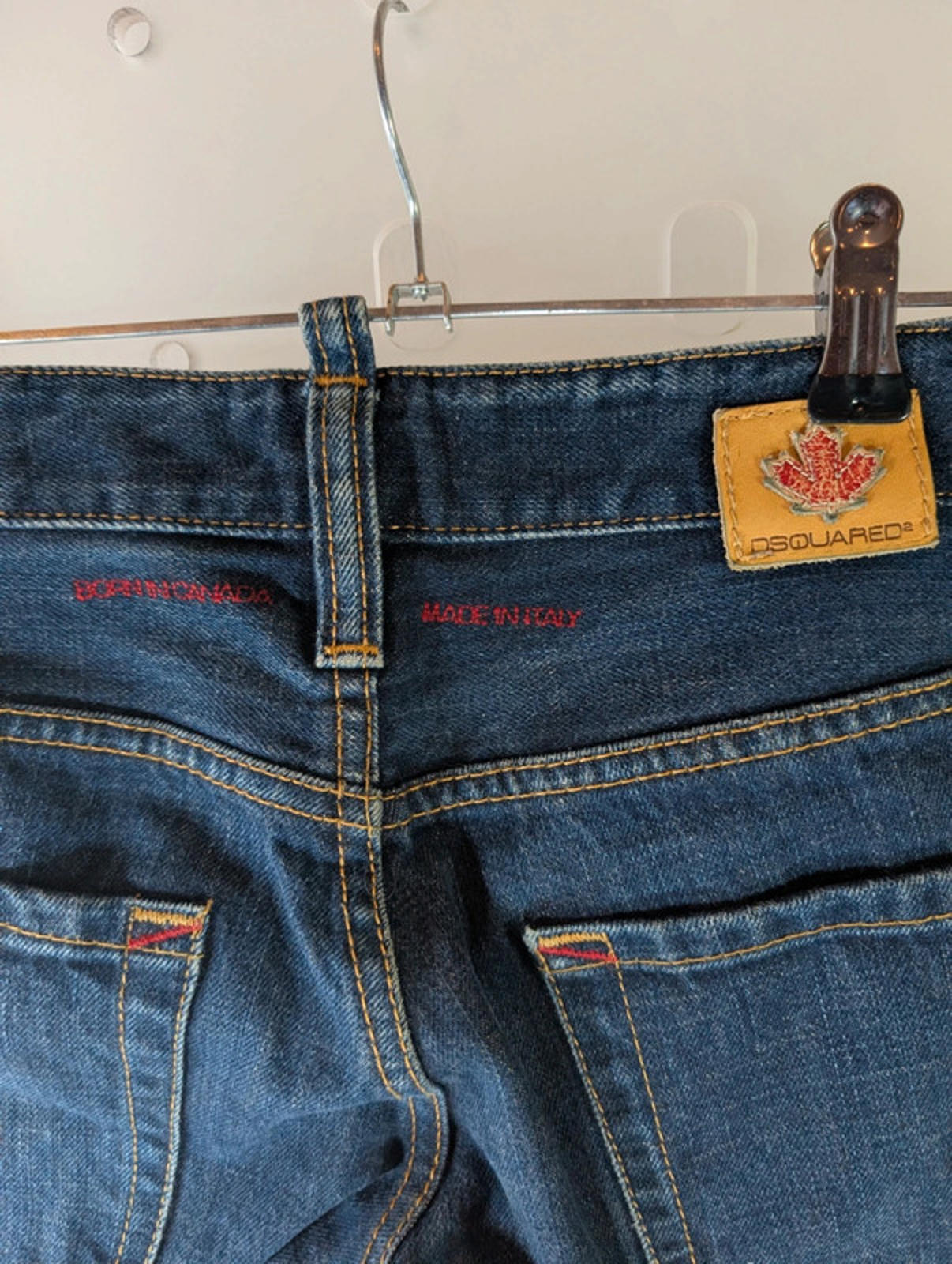 Dsquared2 Men’s Classic Indigo Jeans – 31" Waist – Vintage Denim