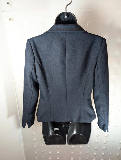 Petite Vintage Japanese Tailored Jacket with Removable Panel – UK 6–8