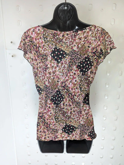 Opus Vintage Floral Viscose Top UK12