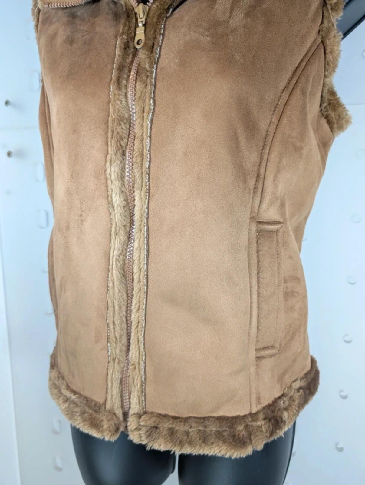 C Five J vintage Y2K faux suede gilet Medium